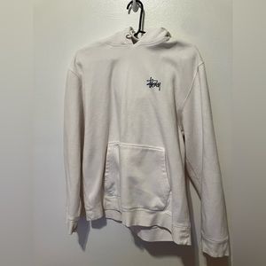 Stussy white on blue